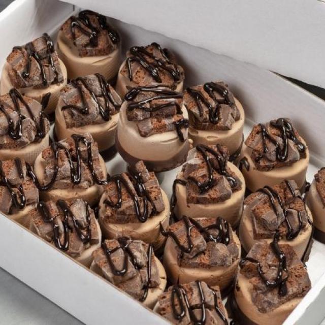 Brownie ijstaartje