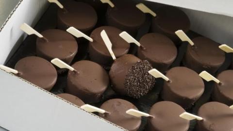 IJslolly, in smaak naar keuze met pure chocolade