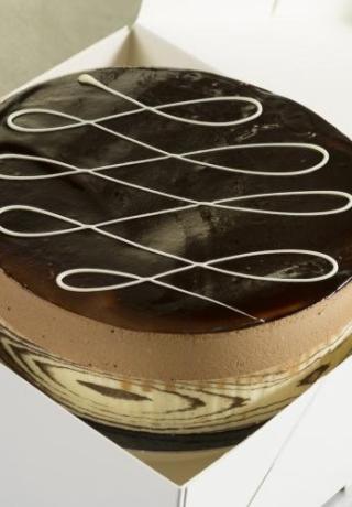 IJstaart chocolade, 6-8 pers.