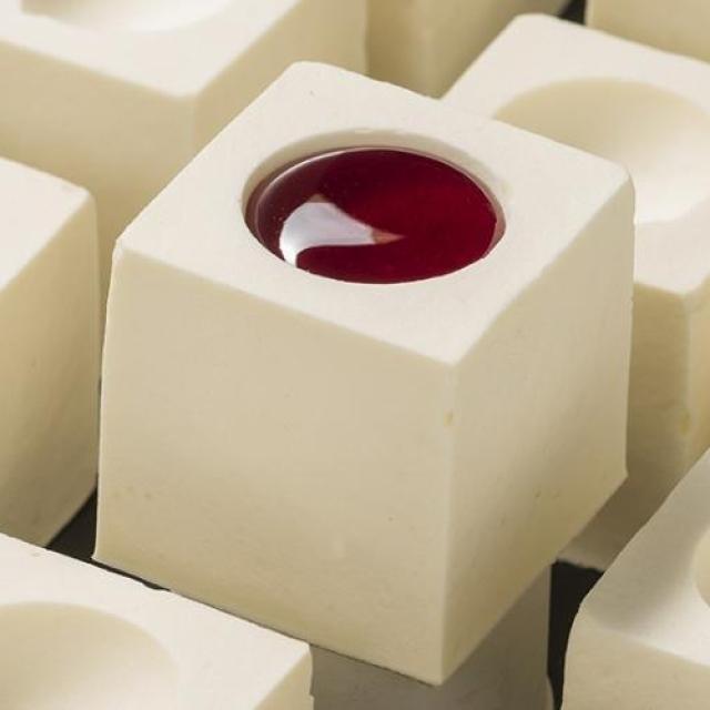 Bavarois dessert citroen met kuiltje