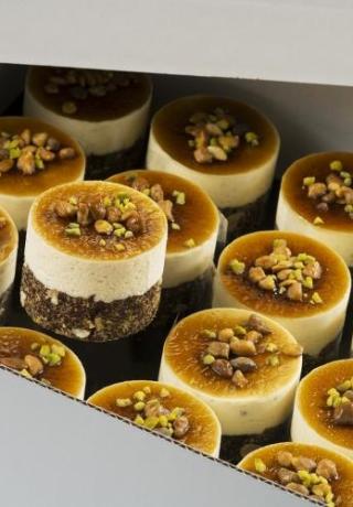 Bavarois dessert nougat