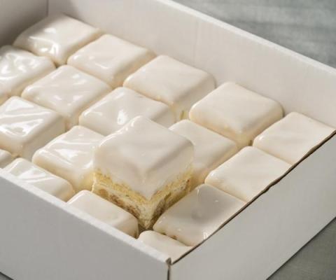 Petit four van cassata met fondant