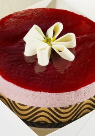 Bavarois taart bramen, 6-8 pers.