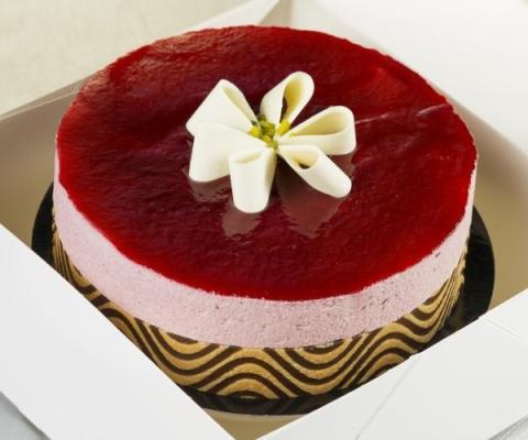 Bavarois taart bramen, 6-8 pers.