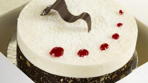 Bavarois taart cocos, 6-8 pers.