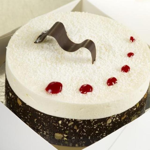 Bavarois taart cocos, 6-8 pers.
