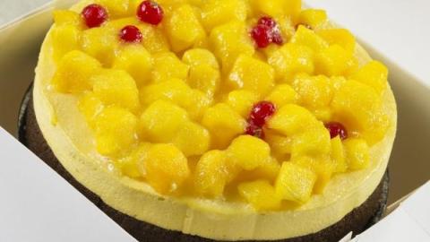 Bavarois taart mango, 6-8 pers.