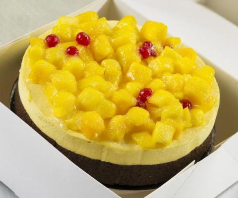Bavarois taart mango, 6-8 pers.
