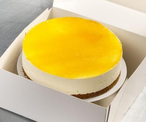 Cheesecake met een bodem van kandijkoek, 6-8 pers.
