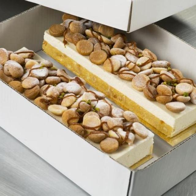 Longeur bavarois bitterkoekjes