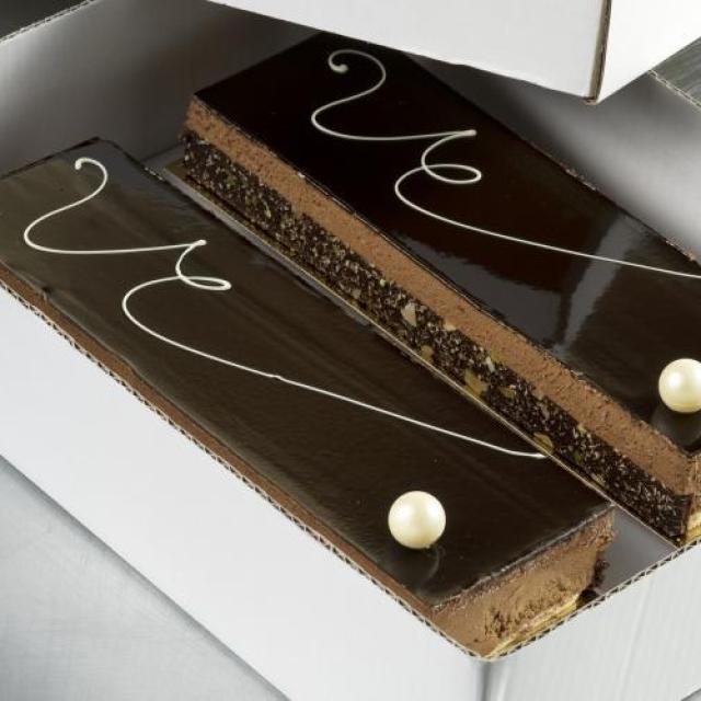 Longeur bavarois chocolade