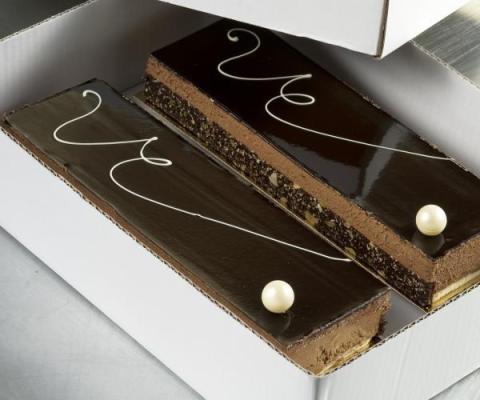 Longeur bavarois chocolade