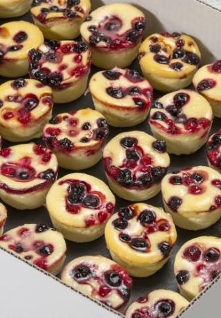 Petit four mini-cheescake