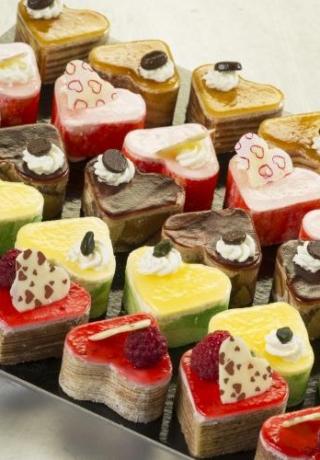 Petit four, hartjes