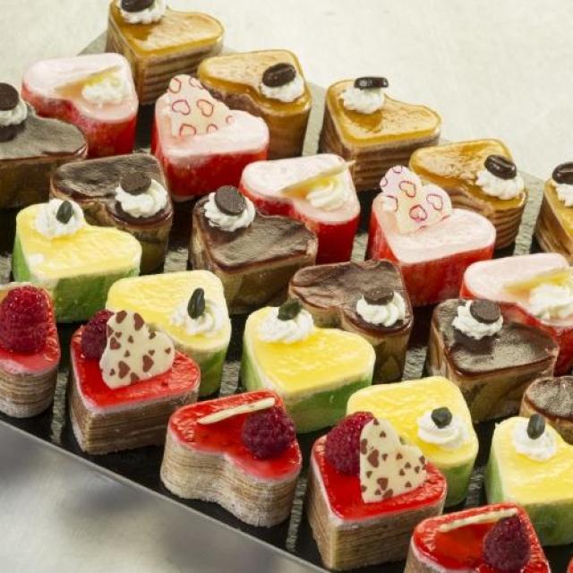 Petit four, hartjes