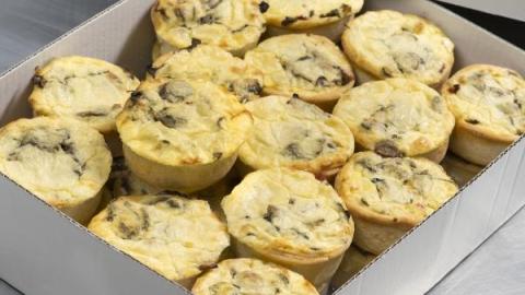 Quiche bospaddestoel