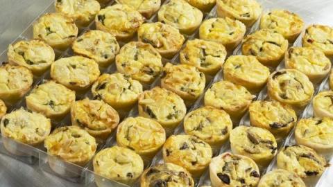 Quiche warm, vegetarisch