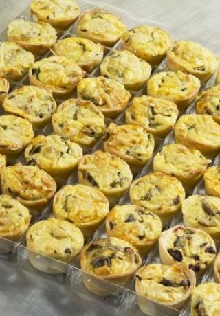 Quiche warm, vegetarisch