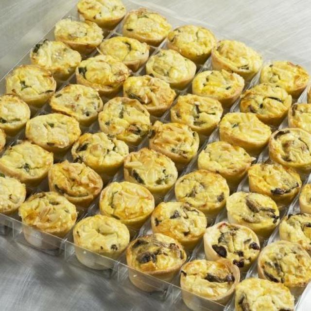 Quiche warm, vegetarisch