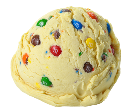 Banaan met M&M