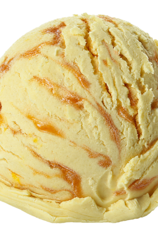 Banaan met draai caramel
