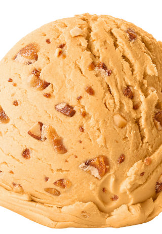 Butterscotch met hazelnoot nougat