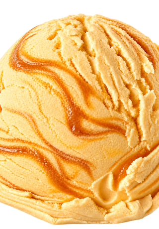 Honing met caramel