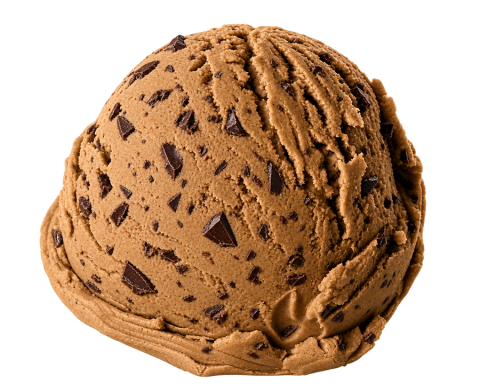 Koffie met stukjes pure chocolade