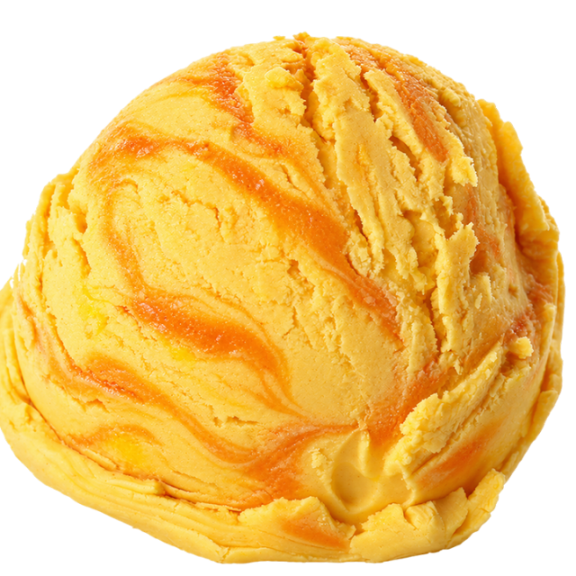 Mango met draai abrikoos