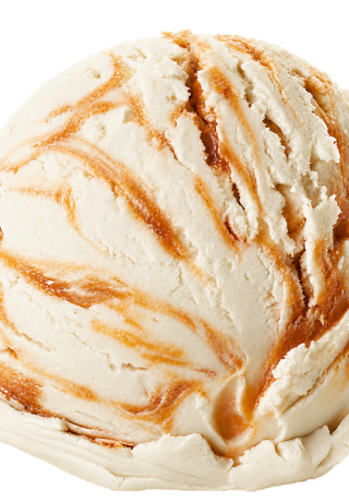 Mascarpone met draai caramel