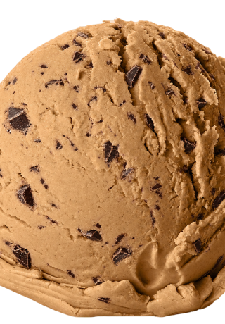 Mokka met stukjes chocolade