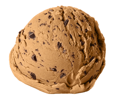 Mokka met stukjes chocolade