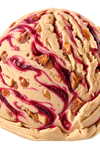 Nougat met draai amarene