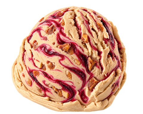 Nougat met draai amarene