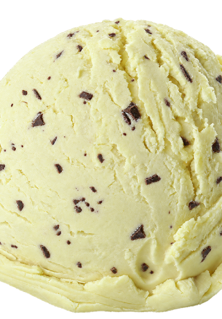 Peer crème met stukjes chocolade