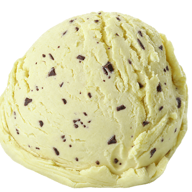 Peer crème met stukjes chocolade
