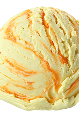 Peer crème met draai abrikoos