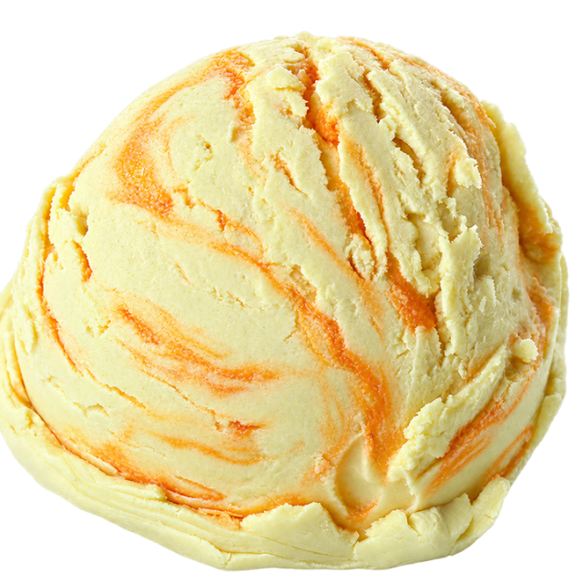 Peer crème met draai abrikoos