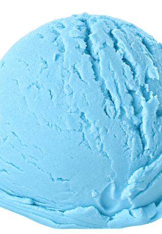 Smurf met kauwgom smaak