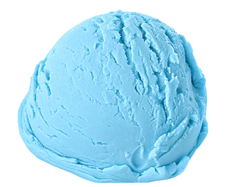 Smurf met kauwgom smaak