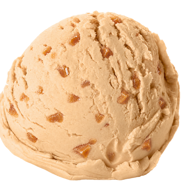 Toffee met caramel blokjes