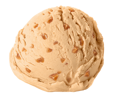 Toffee met caramel blokjes