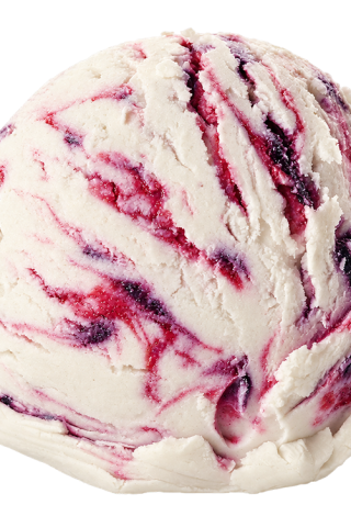 Yoghurt met draai bosvruchten