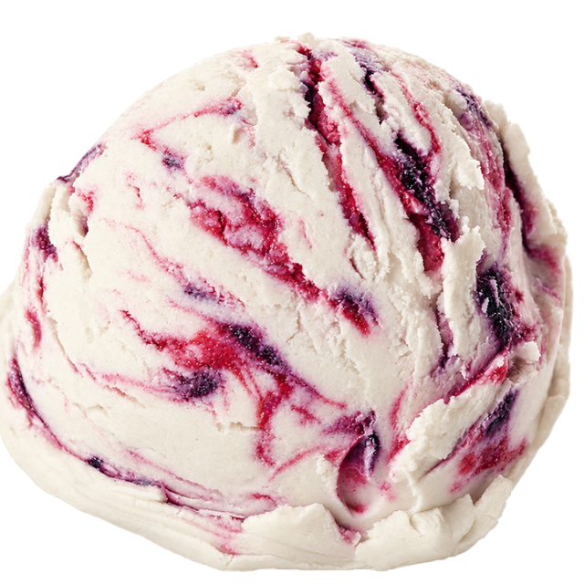 Yoghurt met draai bosvruchten