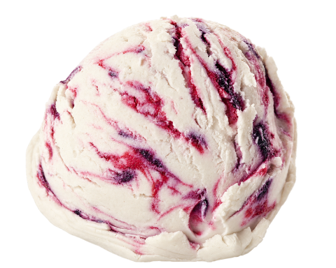 Yoghurt met draai bosvruchten